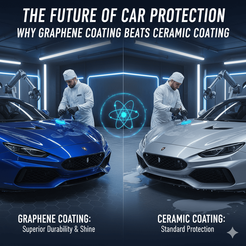 The Future of Car Protection: Why Graphene Coating Beats Ceramic Coating